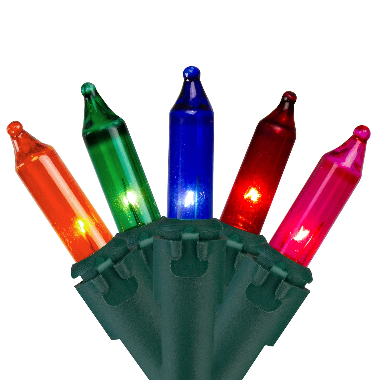 100ct. Mini Christmas String Lights with Green Wire